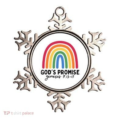 Gods Promise Christian Rainbow Ornament