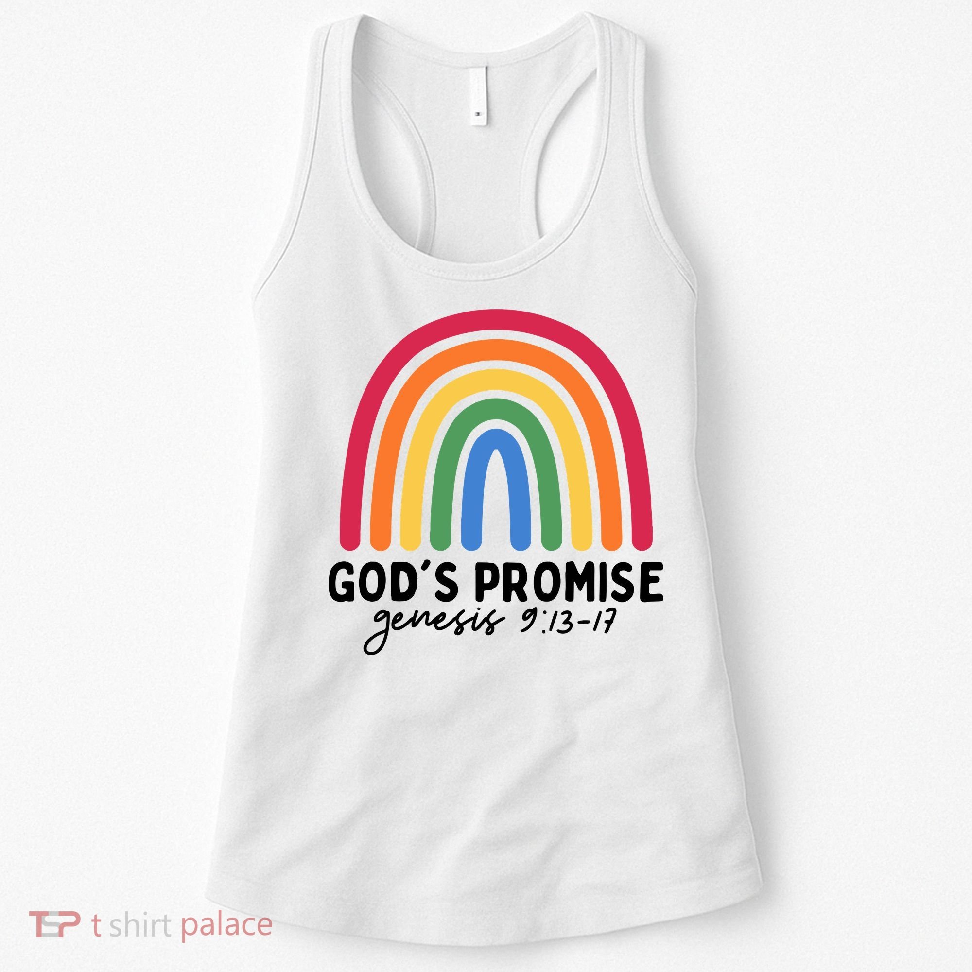 Gods Promise Christian Rainbow Women's Tank Top