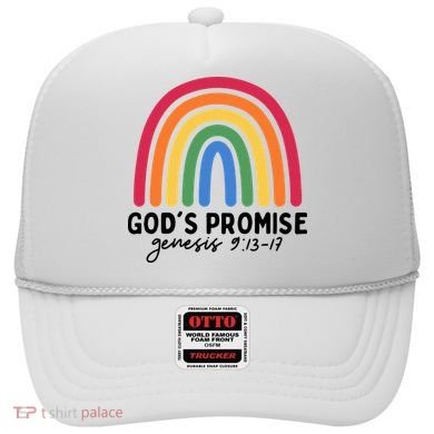 Gods Promise Christian Rainbow Hat