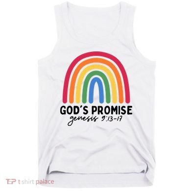Gods Promise Christian Rainbow Tank Top