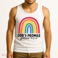Gods Promise Christian Rainbow Tank Top thumb 3