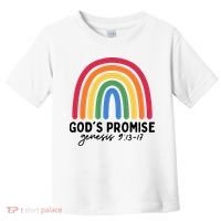 Gods Promise Christian Rainbow Toddler T-Shirt thumb 0