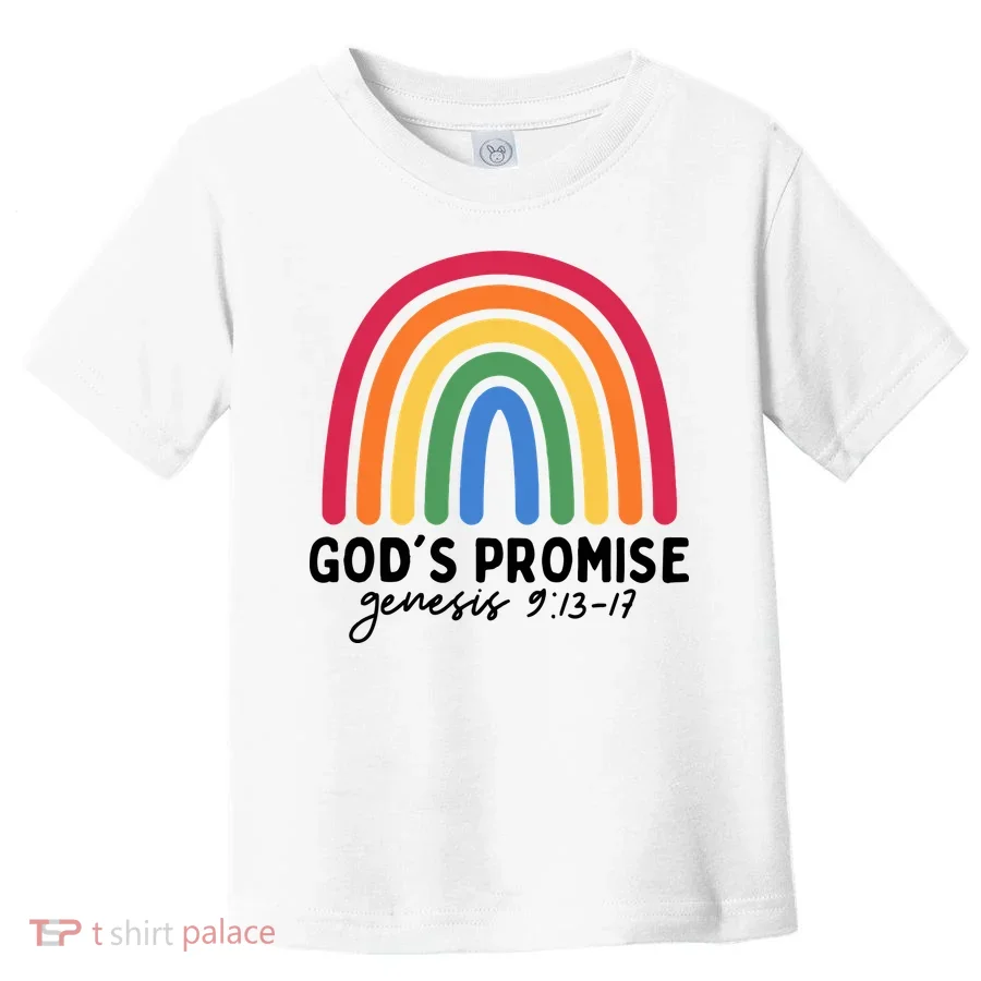 Gods Promise Christian Rainbow Toddler T-Shirt