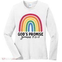 Gods Promise Christian Rainbow Women's Long Sleeve Shirt thumb 0