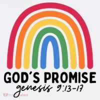 Gods Promise Christian Rainbow Kids Hoodie thumb 5