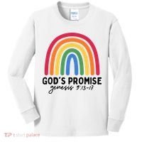 Gods Promise Christian Rainbow Kids Long Sleeve Shirt thumb 0