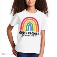 Gods Promise Christian Rainbow Kids T-Shirt thumb 2