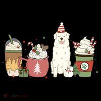 Great Pyrenees Coffee Latte Winter Christmas Dog Mom Holiday Great Gift Coffee Mug thumb 5