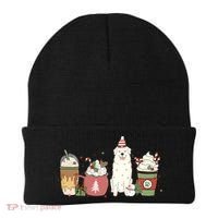 Great Pyrenees Coffee Latte Winter Christmas Dog Mom Holiday Great Gift Beanie thumb 0