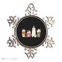 Great Pyrenees Coffee Latte Winter Christmas Dog Mom Holiday Great Gift Ornament thumb 0