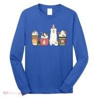 Great Pyrenees Coffee Latte Winter Christmas Dog Mom Holiday Great Gift Long Sleeve Shirt thumb 0