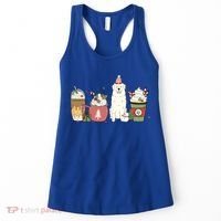 Great Pyrenees Coffee Latte Winter Christmas Dog Mom Holiday Great Gift Women's Tank Top thumb 0