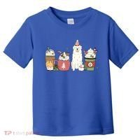 Great Pyrenees Coffee Latte Winter Christmas Dog Mom Holiday Great Gift Toddler T-Shirt thumb 0