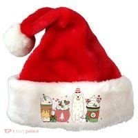 Great Pyrenees Coffee Latte Winter Christmas Dog Mom Holiday Great Gift Santa Hat thumb 0