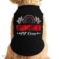 Godmother Pit Crew Birthday Racing Car Family Matching Race Doggie Tank thumb 0