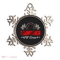 Godmother Pit Crew Birthday Racing Car Family Matching Race Ornament thumb 0