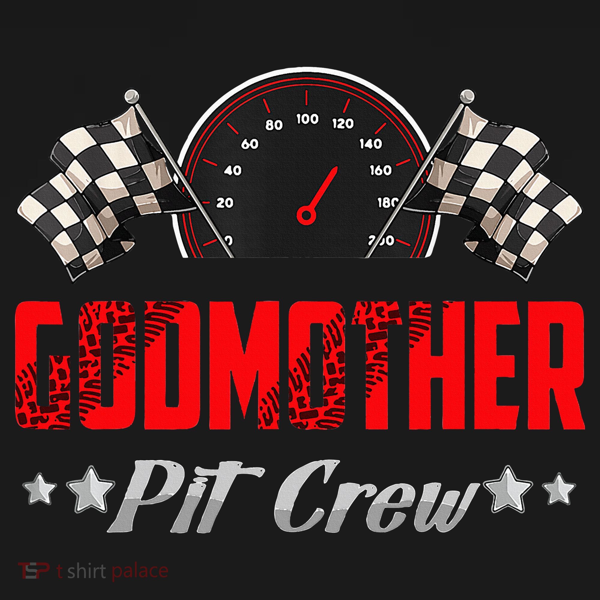 Godmother Pit Crew Birthday Racing Car Family Matching Race Kids Sweatshirt