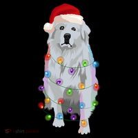 Great Pyrenees Christmas Lights Xmas Patou Pyrenean Gift Coffee Mug thumb 5