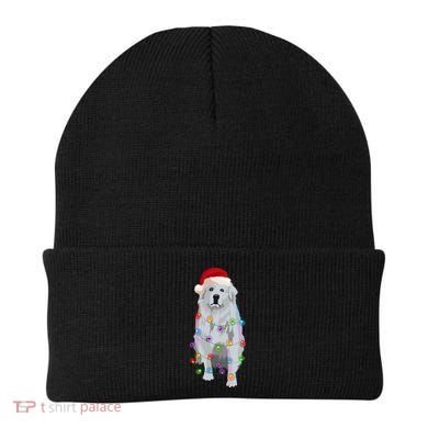 Great Pyrenees Christmas Lights Xmas Patou Pyrenean Gift Beanie