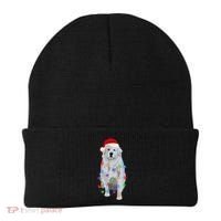 Great Pyrenees Christmas Lights Xmas Patou Pyrenean Gift Beanie thumb 0