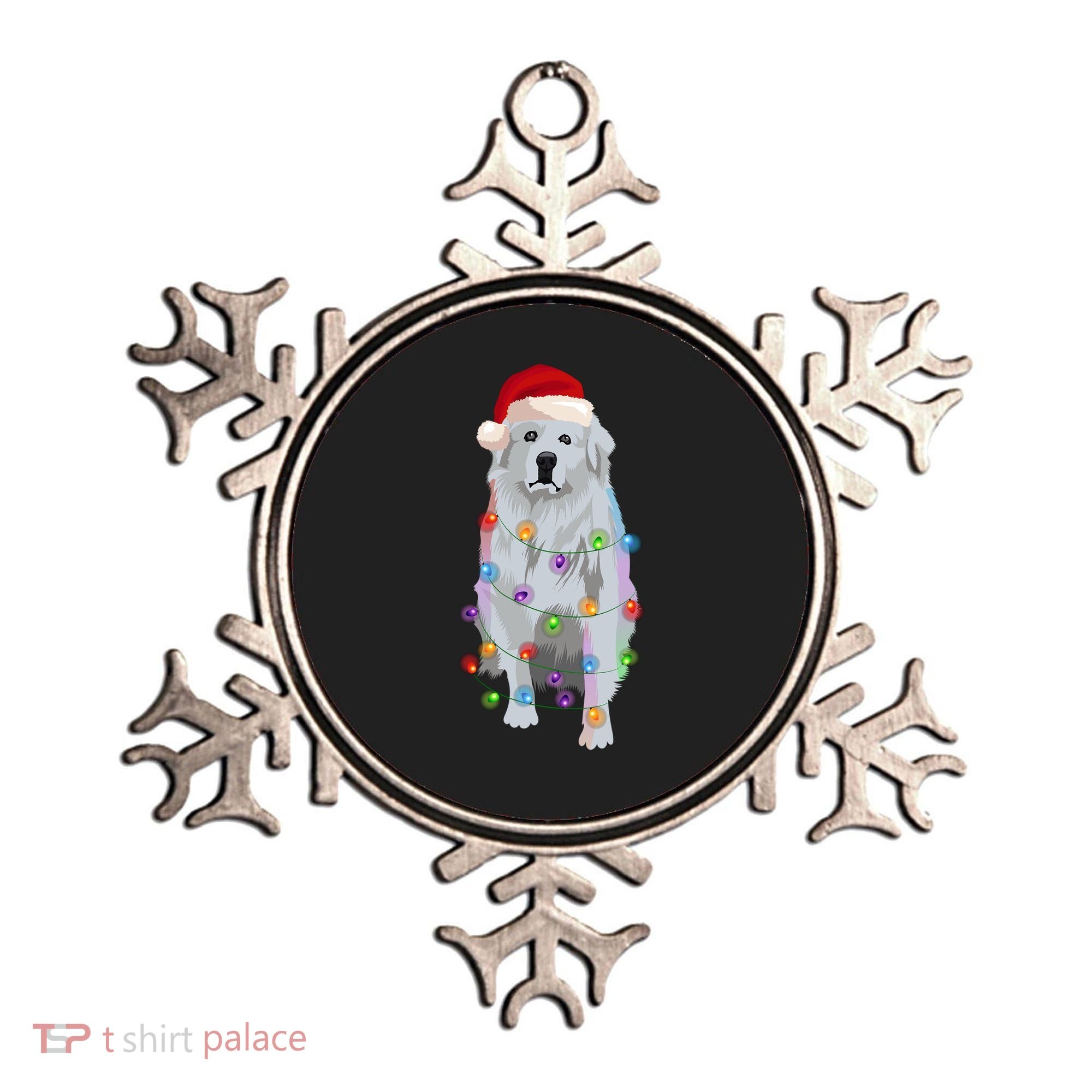 Great Pyrenees Christmas Lights Xmas Patou Pyrenean Gift Ornament