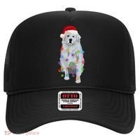 Great Pyrenees Christmas Lights Xmas Patou Pyrenean Gift Hat thumb 0