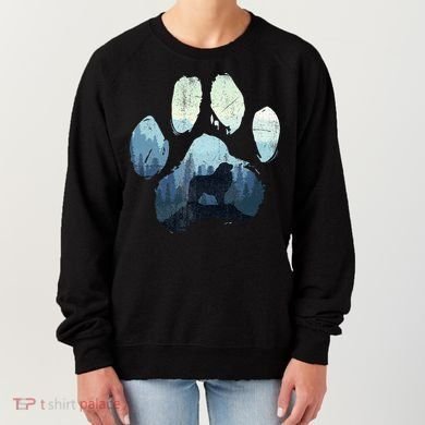 Great Pyrenees Dog Paw Mom Dad Mountains Women's Sweatshirt
