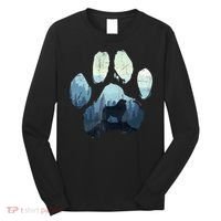 Great Pyrenees Dog Paw Mom Dad Mountains Long Sleeve Shirt thumb 0