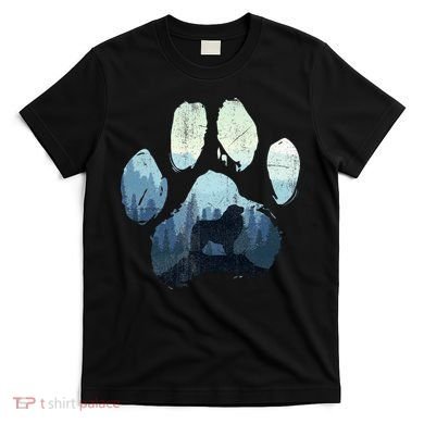 Great Pyrenees Dog Paw Mom Dad Mountains T-Shirt