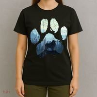 Great Pyrenees Dog Paw Mom Dad Mountains T-Shirt thumb 4
