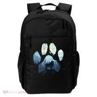 Great Pyrenees Dog Paw Mom Dad Mountains Backpack thumb 0