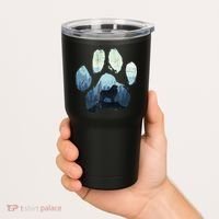 Great Pyrenees Dog Paw Mom Dad Mountains Tumbler thumb 2