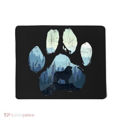 Great Pyrenees Dog Paw Mom Dad Mountains Mousepad