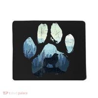 Great Pyrenees Dog Paw Mom Dad Mountains Mousepad thumb 0