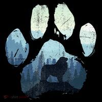 Great Pyrenees Dog Paw Mom Dad Mountains Mousepad thumb 1
