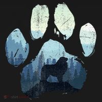 Great Pyrenees Dog Paw Mom Dad Mountains Toddler T-Shirt thumb 4