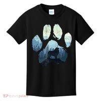 Great Pyrenees Dog Paw Mom Dad Mountains Kids T-Shirt thumb 0