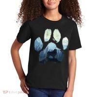 Great Pyrenees Dog Paw Mom Dad Mountains Kids T-Shirt thumb 2