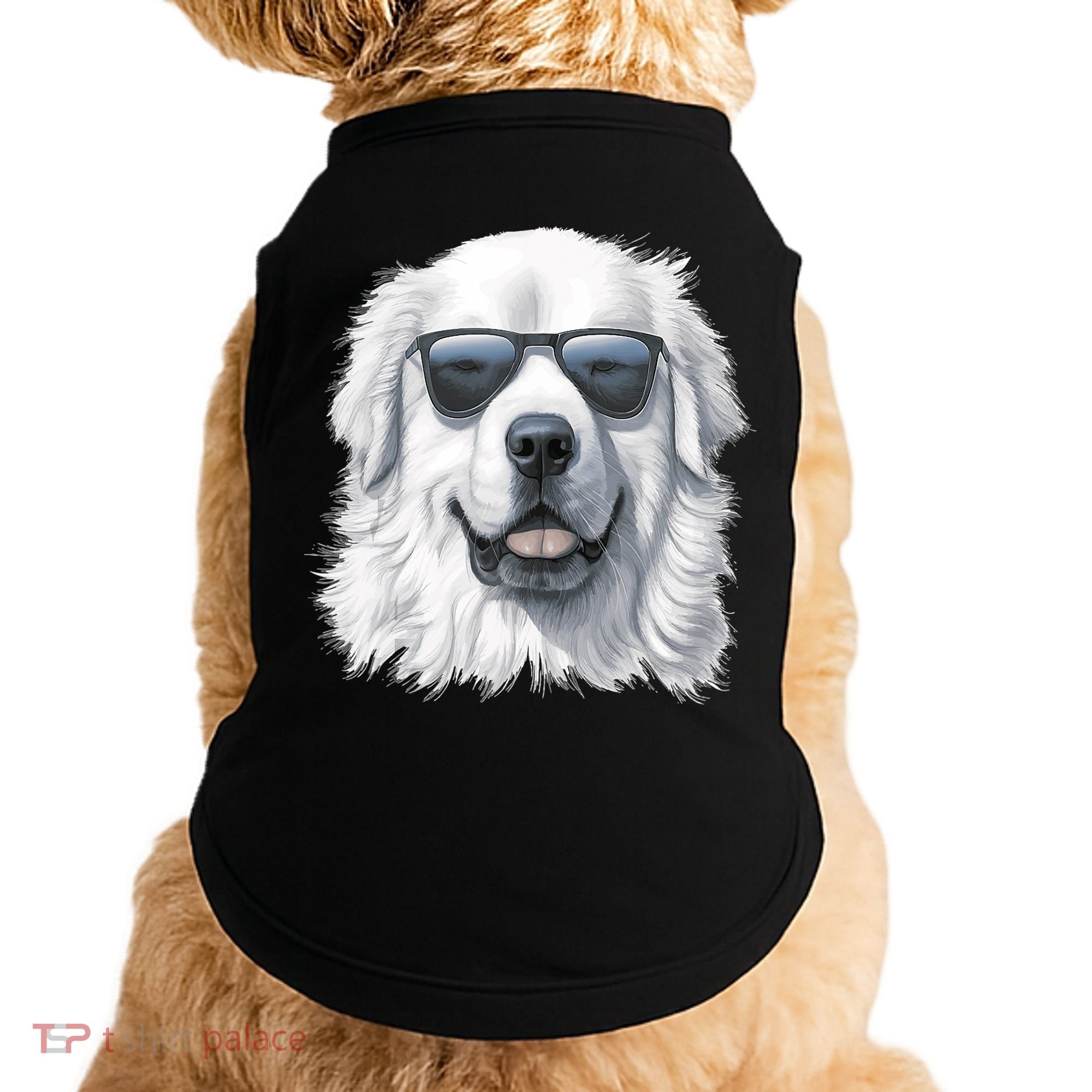 Great Pyrenees Dog With Sunglasses Great Pyrenees Doggie Tank