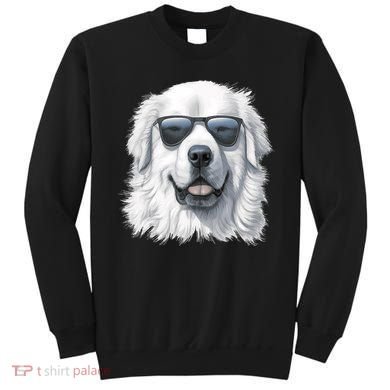 Great Pyrenees Dog With Sunglasses Great Pyrenees Sweatshirt