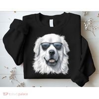 Great Pyrenees Dog With Sunglasses Great Pyrenees Sweatshirt thumb 2