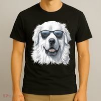 Great Pyrenees Dog With Sunglasses Great Pyrenees T-Shirt thumb 3