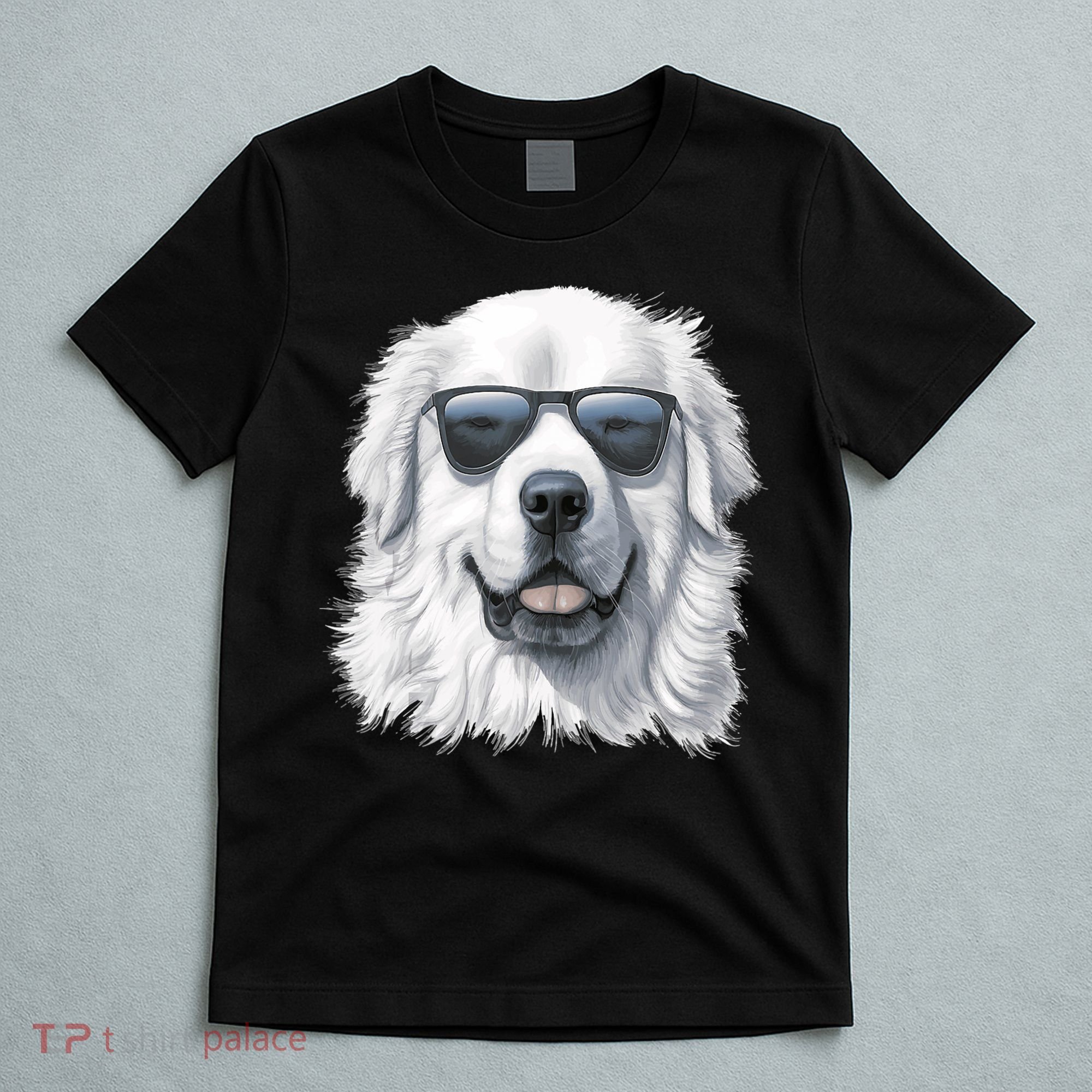 Great Pyrenees Dog With Sunglasses Great Pyrenees T-Shirt