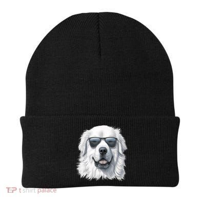 Great Pyrenees Dog With Sunglasses Great Pyrenees Beanie