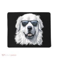 Great Pyrenees Dog With Sunglasses Great Pyrenees Mousepad thumb 0
