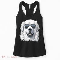 Great Pyrenees Dog With Sunglasses Great Pyrenees Women's Tank Top thumb 0