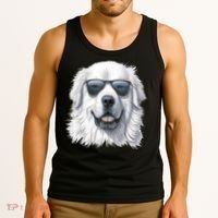 Great Pyrenees Dog With Sunglasses Great Pyrenees Tank Top thumb 3