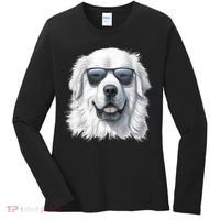 Great Pyrenees Dog With Sunglasses Great Pyrenees Women's Long Sleeve Shirt thumb 0