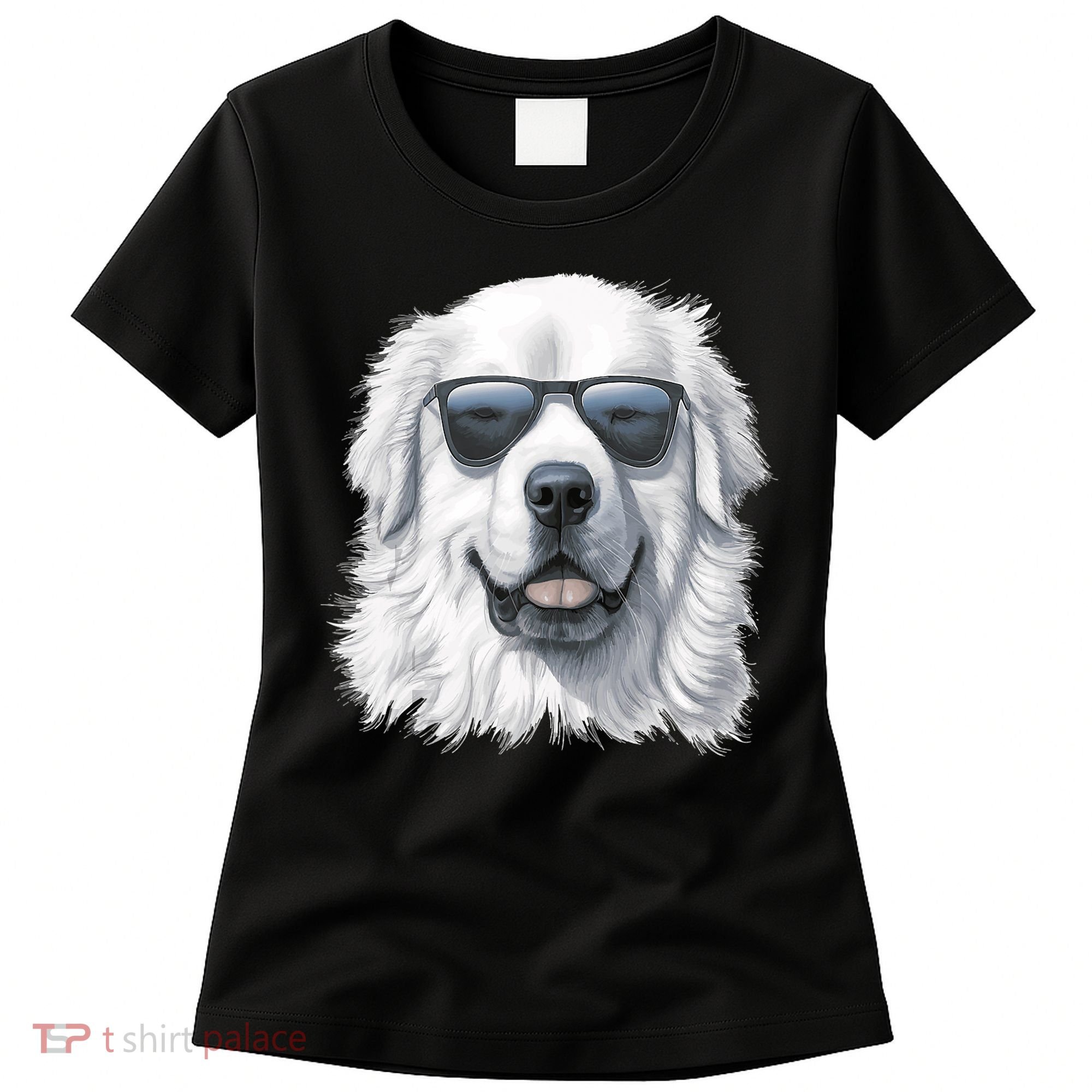 Great Pyrenees Dog With Sunglasses Great Pyrenees Women's T-Shirt