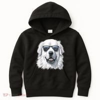 Great Pyrenees Dog With Sunglasses Great Pyrenees Kids Hoodie thumb 0